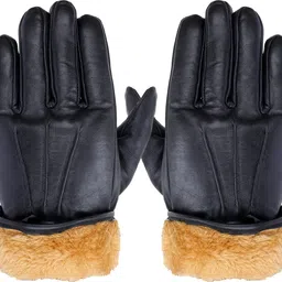 jvoutfits Solid Winter Men Gloves-picture-10