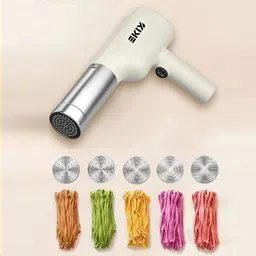 ekiy Electric Idiyappam/Noolappam/Noodles/Pasta Maker 7 in 1 |1500mAh Type-C Cordless Spaghetti and Pasta Maker image 3