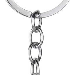 tera13 K Alphabet Keychain, Silver Metal Keychain With Crystal Stones, Purse, Car, Bike Key Chain image 1