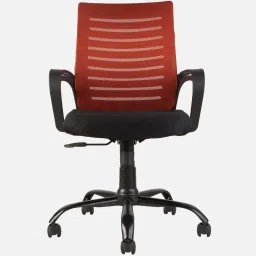 cellbell Desire Breathable Mesh Ergonomic Chair in Red Colour image 4