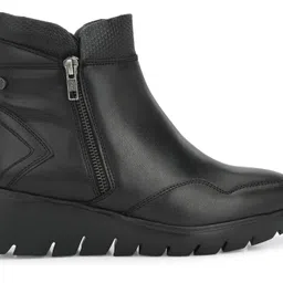 delize light weight, mid heel wedge ankle Boots For Women image 2