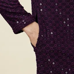 manyavar Men Viscose Rayon Kurta Pyjama Set image 5