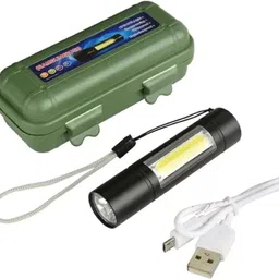 mobone ® Flashlight + Desk Lamp with Gift Box Focus Zoom Torch Light with 3 Modes 12 hrs Torch Emergency Light-picture-25