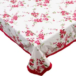 texstylers Cotton 4 Seater Floral Table Cover image 3