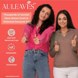 auleaves Medium Reusable Menstrual Cup image 5