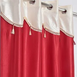 homefab india 152.5 cm (5 ft) Polyester Room Darkening Window Curtain (Pack Of 2) image 3