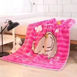 butterthief Cartoon Single Mink Blanket for Heavy Winter-picture-12
