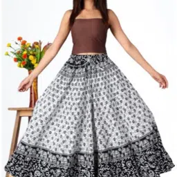 tankaviss Women Printed Regular White Skirt-picture-23