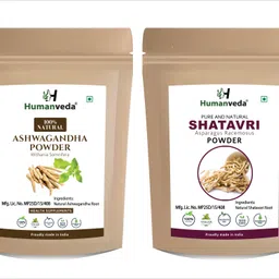 humanveda 100% Pure Ashwagandha and Shatavari Powder - 100 gms each (Pack of 2)-picture-25