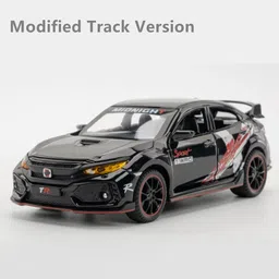 duwol Die Cast Scale Model Civic Type R Car Diecast Metal Car Toy Car For Kids image 3