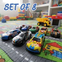 enginedigital Pull Back Die Cast Racing Cars Mini Race with Kid-Friendly Pocket-Size Toy image 4