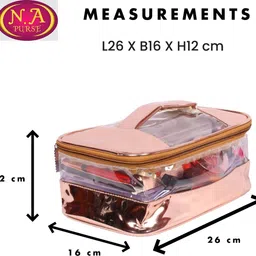 Women Tan Cosmetic Bag-image-15