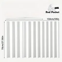 anshmjimn 150 cm (5 ft) Window Satin Blackout Curtain Single Curtain image 2