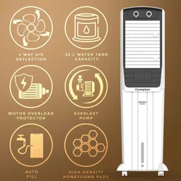 crompton 52 L Tower Air Cooler image 3