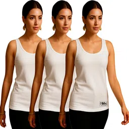 shyam hosiery Women White Camisole-picture-12