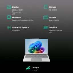 Microsoft Surface 7th Edition Qualcomm Snapdragon X Plus Touchscreen Ultra Thin Laptop (16GB, 512GB SSD, Windows 11 Home, 13.8 inch LCD Display, Platinum, 1.34 KG) image 3