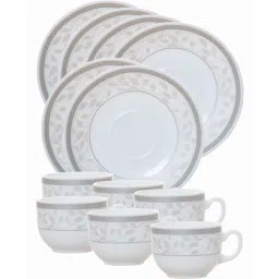 Cello Opalware Divine Coffee /Tea Cup Saucer Set (Set of 6pcs Cup & 6pcs Saucer) image 2