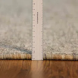 Putty Wool & Viscose Abstract 9' x 6' Hand tufted Carpet By Kaleen India image 5