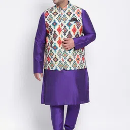 Hangup Men Kurta with Pyjamas-picture-32
