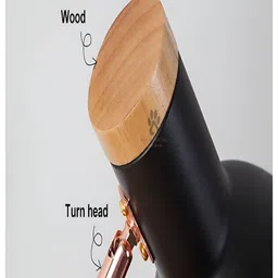 Mufasa Black Brown Desk Lamp With Bulb image 4