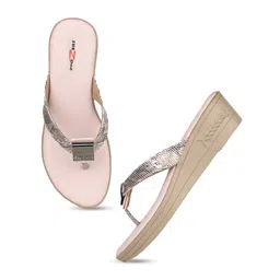 Shezone Textured Open Toe Comfort Heels image 4