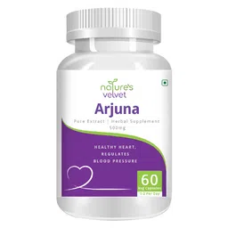 Natures Velvet Arjuna  Pure Extract (500 mg),  60 capsules -image-98