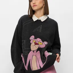 The Souled Store Women Printed Pullover-picture-15