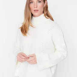 Trendyol Turtle Neck Ribbed Pullover-picture-18