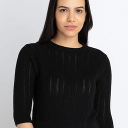 Status Quo Self Design Open Knit Pullover-picture-20