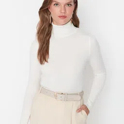 Trendyol Ribbed Turtle Neck Pullover-picture-14