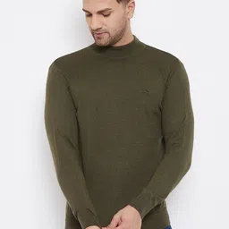 98 Degree North Men Olive Green Pullover-image-82