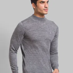 Parx Men Ribbed Solid Pullover image 5