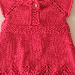 Woonie Girls Self Design Pullover Sweaters image 2