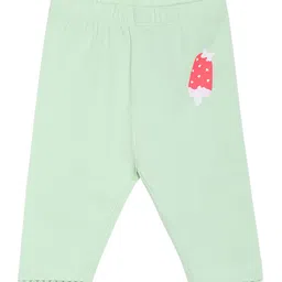 MINI KLUB Girls Pack Of 3 Printed Regular Fit Capris image 2