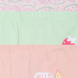 MINI KLUB Girls Pack Of 3 Printed Regular Fit Capris image 5