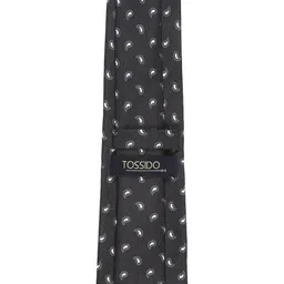 Tossido Men Pack of 3 Pink & Black Printed Broad Ties image 2