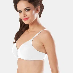 Sonari Pack Of 2 Women White & Magenta Bra Lightly Padded T shirt Bra image 3
