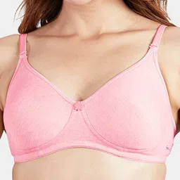Sonari Set Of 2 Pink Non Padded & Non Wired Solid Bra image 2
