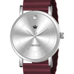 CRESTELLO Men Brass Dial & Bracelet Style Straps Analogue Function Watch CR-WHT028SLC-WYN-picture-31