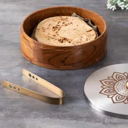 nestroots Allure Roti Box with tong - Grey image 2