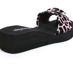 skytrap Stylish Comfortable and Trending Colorful Rubber Flip Flops Slide Combo of 2 Women Slides image 5