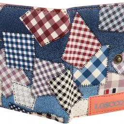 loscco Women Blue Artificial Leather Wallet - Regular Size image 4