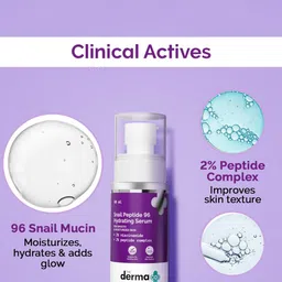 The Derma co. Snail Peptide 96 Hydrating Serum - 80ml image 2