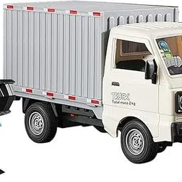 bestie toys Remote Control Car Transporter Truck, 1:16 Scale RC Container Transport Truck w-picture-26