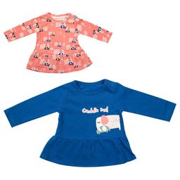 MeeMee Pack Of 2 Pink & Blue Floral Regular Top-picture-14