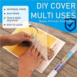 incywincy Self-Adhesive Transparent Book Cover Roll Book Cover image 4