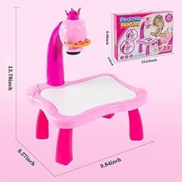 nickspool Drawing Projector Study Table Toy Set with 24 Pattern Slides Book & 12 Pens image 4