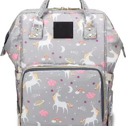 chinmay kids Large Capacity Mother Bag Diaper Backpack with Insulated Bottle Storage Diaper bag-picture-12
