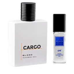 CFS Cargo Blanc Eau De Parfum 100ml & Begin Apparel Perfume - 25ml image 1