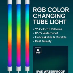 noorish nest RGB LED Tube Light IP65 Waterproof | 96 Multicolor Patterns | Durable Mood Light 5 W 101.62 cm Tube Light-picture-30